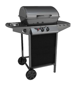 2  GAS BBQ WITH SIDE BURNER